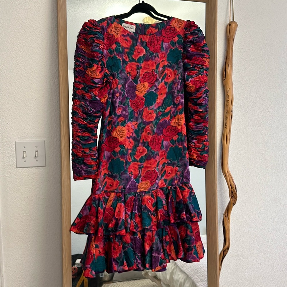 Vintage 80’s Silk Raul Blanco Dress